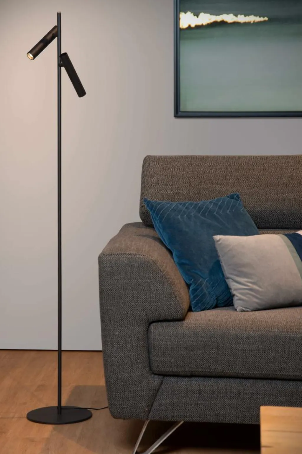 Ygo Vloerlamp PHILON Zwart| Vloerlampen
