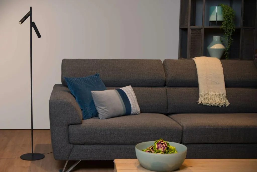 Ygo Vloerlamp PHILON Zwart| Vloerlampen