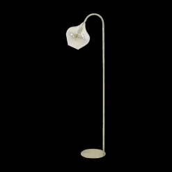Ygo Vloerlamp RAKEL Ant. Brons/Glas Smoke| Vloerlampen