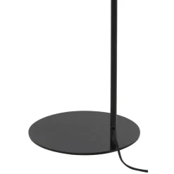 Ygo Vloerlamp RAKEL Mat Zwart/Glas Smoke| Vloerlampen