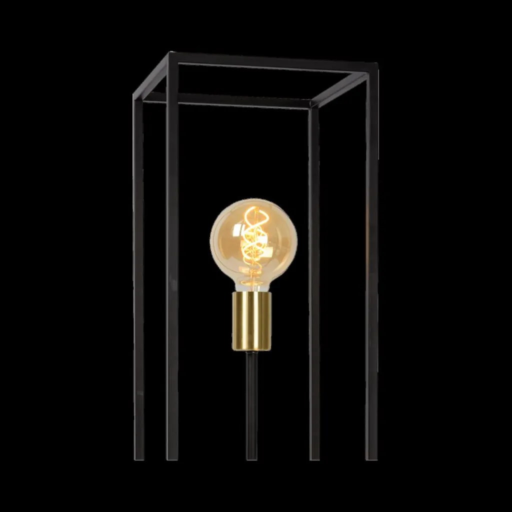 Ygo Vloerlamp RUBEN 3del. Zwart/Goud| Vloerlampen