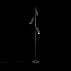 Ygo Vloerlamp SOKA 3Del. Metaal Zwart| Vloerlampen