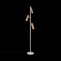 Ygo Vloerlamp SOKA 3Del. Metaal Coffee| Vloerlampen