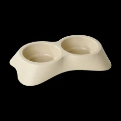 Ygo Voederbak LASSIE 2Del. Rnd Plst. Beige L| Voederbakken