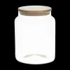 Ygo Voorraadbokaal EMMEK 2.4l Glas/Hout| Bewaaraccessoires