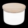 Ygo Voorraadpot BJORN Glas Hout 650ml| Bewaaraccessoires