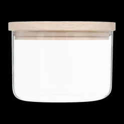 Ygo Voorraadpot BJORN Glas Hout 650ml| Bewaaraccessoires