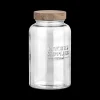 Ygo Voorraadpot DOROTA 2L Glas/Hout| Bewaaraccessoires