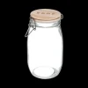Ygo Voorraadpot HOMEMADE 1.5l Glas/Hout| Bewaaraccessoires