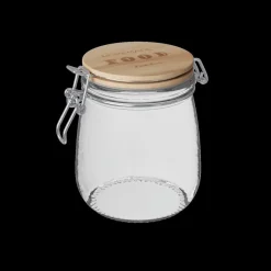 Ygo Voorraadpot HOMEMADE 0.75l Glas/Hout| Bewaaraccessoires