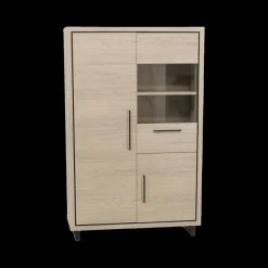 Ygo Wandkast LATINA Misty Oak B115| Wandrekken
