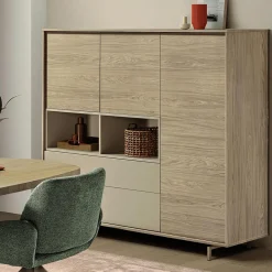 Ygo Wandkast PUERTO B171 Misty Oak| Bergkasten