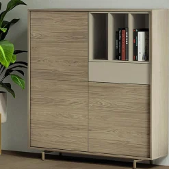 Ygo Wandkast PUERTO B123 Misty Oak| Bergkasten