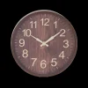 Ygo Wandklok WOOD S Rnd. Houtlook Ass.| Woondecoratie