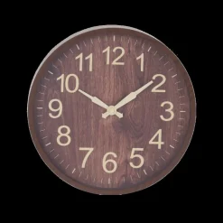 Ygo Wandklok WOOD S Rnd. Houtlook Ass.| Woondecoratie