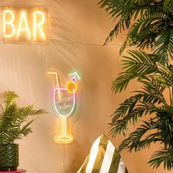 Ygo Wandlamp BAR Neon Geel| Wandlampen|Neonverlichting