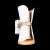 Ygo Wandlamp COAT Met. Wit/Coffee| Wandlampen