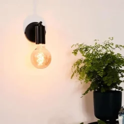 Ygo Wandlamp LEANNE Zwart| Wandlampen