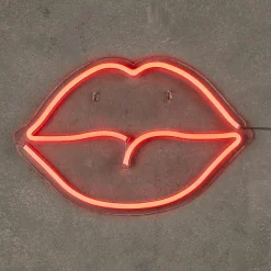Ygo Wandlamp LIPS Neon Rood| Decoratieve Accessoires|Kinderverlichting