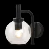 Ygo Wandlamp OSIRA Zwart/Glas Helder| Wandlampen
