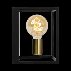 Ygo Wandlamp RUBEN 1Del. Zwart/Goud| Wandlampen