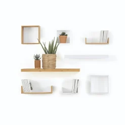Ygo Wandplank LIV Wit| Muurplanken & Rekken|Wandrekken