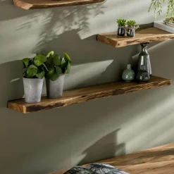 Ygo Wandplank MARKAS Massief acacia naturel| Wandrekken