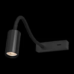 Ygo Wandspot ORYX Flexibel Zwart| Wandlampen