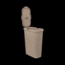 Ygo Wasmand CORBIA 40L m/Deksel Linnen| Was- & Linnenmanden|Badkameropbergers
