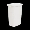 Ygo Wasmand CORBIA 60L M/Deksel Wit| Was- & Linnenmanden|Badkameropbergers