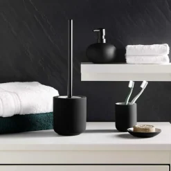 Ygo WC-borstel MABIO Zwart| Toiletaccessoires