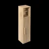 Ygo WC-Rolhouder CALUNA M/Deur Naturel| Toiletaccessoires