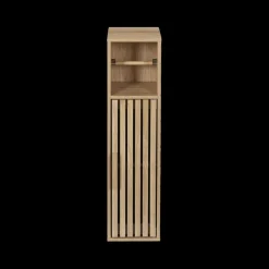Ygo WC-Rolhouder CALUNA M/Deur Naturel| Toiletaccessoires