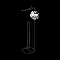 Ygo WC-Rolhouder LARVIX Zwart Met.| Toiletaccessoires