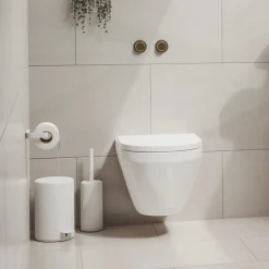 Ygo Wc-Rolhouder RIM Aluminium Wit| Toiletaccessoires