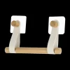 Ygo WC-Rolhouder TAINE Bamboe/Wit| Toiletaccessoires