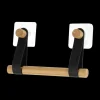 Ygo WC-Rolhouder TAINE Bamboe/Zwart| Toiletaccessoires