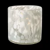 Ygo Windlicht BABLU Rnd Gls Bl/Gr| Woondecoratie