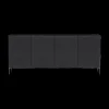 Ygo Woood Dressoir GRAVURE Zwart B200| Dressoirs
