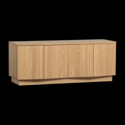 Ygo Woood Tv-Meubel ZUMA 4D Eik Fineer B133| Tv-Meubelen