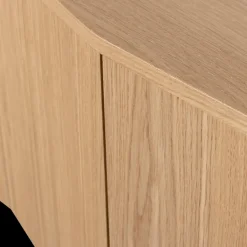 Ygo Woood Tv-Meubel ZUMA 4D Eik Fineer B133| Tv-Meubelen