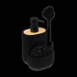 Ygo Zeepdispenser BLACKWOOD M/Scrubby+Borstel| Keukenaccessoires