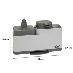 Ygo Zeepdispenser VERLIA Grijs| Keukenaccessoires