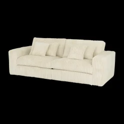 Ygo 3-zit PROSPERO Rib Ecru B248| Zitbanken